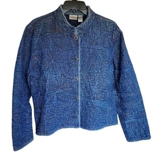 Chico's Quilted Denim Women's Jacket